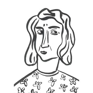 recommend clip art: woman with a headache