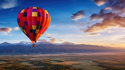 Obraz premium balloon red purple