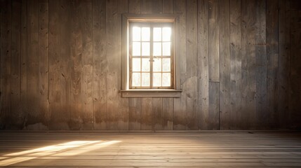 window light rustic wood