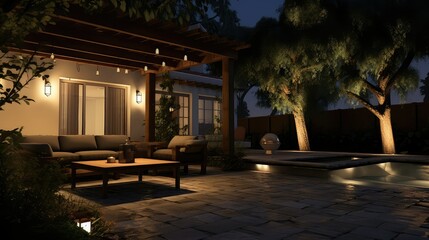 led backyard lighting