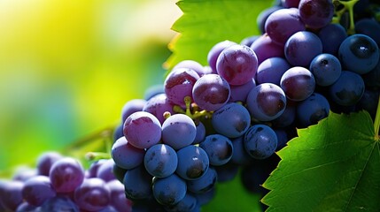 Fototapeta premium harvest cluster grape background