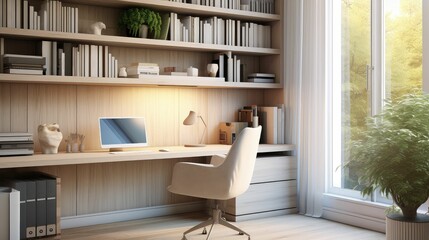 productivity blurred home remodel interior