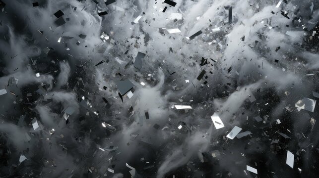party grey confetti
