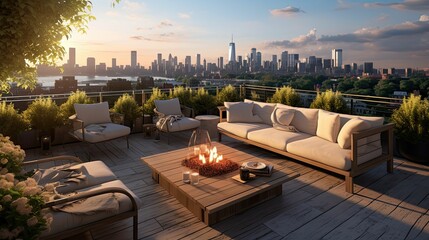 modern penthouse interior