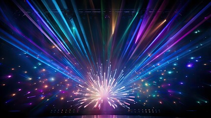 Obraz premium illumination stage light background