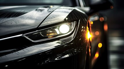 Fototapeta premium sleek head lights
