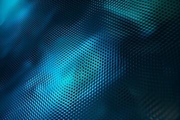Obraz premium Steel cyan grainy color gradient background glowing noise texture cover header poster design