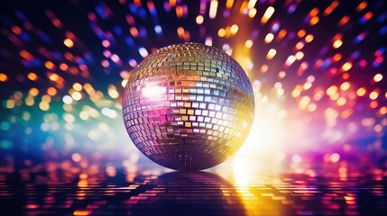 ball sparkle light background