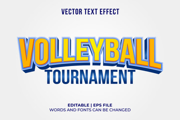 volleyball tournament sports text