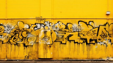 vibrant yellow paint