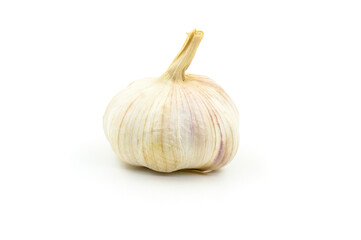 garlic isolated on white background