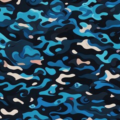 
blue camouflage background, army navy pattern, shape texture, wallpaper