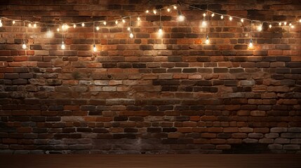 delicate rustic background with lights