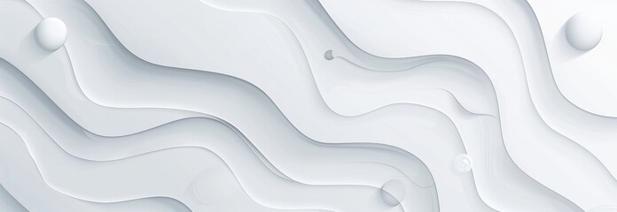 An elegant white abstract background with flowing lines and soft texture that conveys calmness and simplicity