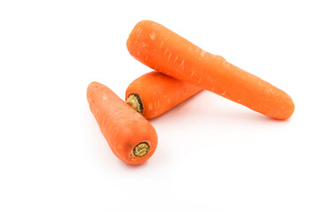 carrot isolated on white