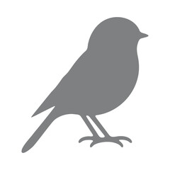 Vector illustration of bird silhouette
