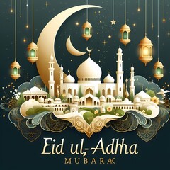 Eid Ul Adha wish card