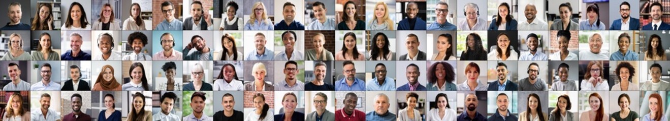 Diverse Group of Human Avatars - Powered by Adobe