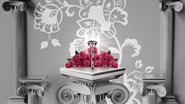 Wedding Background 3, Full HD 1920&times;1080. 06 Second Long.
