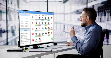 Fototapeta premium KPI Business Analytics Data Dashboard