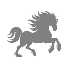 Vector illustration of horse silhouette	
