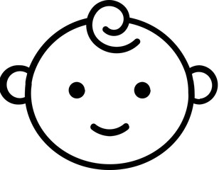 Obraz premium Babies or Kids Icon