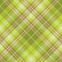 Seamless pattern in fantastic light brown and green colors for plaid, fabric, textile, clothes, tablecloth and other things. Vector image. 2