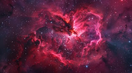 giant pink nebula