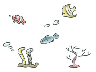 ちいさなかわいい海の生き物