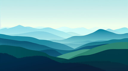 Obraz premium Mountain landscape