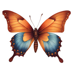 butterfly isolated ai generated.
