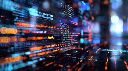 Fototapeta premium Software development, 3d render, generative AI 