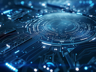 青いテクノロジーのイメージ