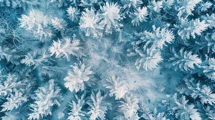 Winter snow pattern wallpaper