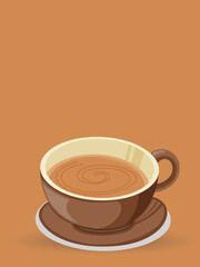 tea and coffee cup vector graphic illustration 