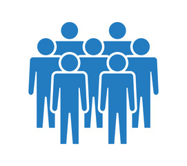 Symbol, ikona ludzi. Plik wektorowy.