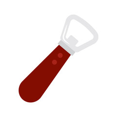 Cold beer icon or sign. Vector flat beer illustration isolated on white background. Alcohol drink pub or bar flat vector