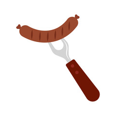 Cold beer icon or sign. Vector flat beer illustration isolated on white background. Alcohol drink pub or bar flat vector