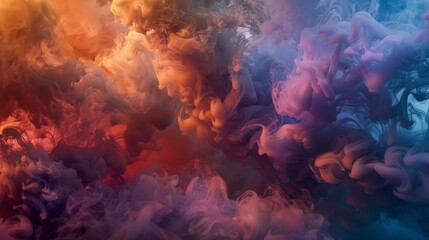 Colorful smoke