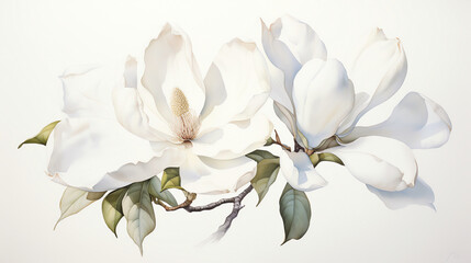 A delicate watercolor painting capturing the vibrant colors of a bouquet of roses