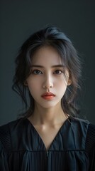 Fototapeta premium Confident Asian Woman Prepared for Legal Challenges with Insurance Coverage