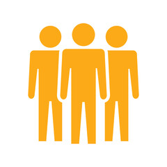 Symbol, ikona ludzi. Plik wektorowy.