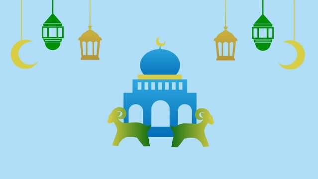 Eid al adha background animation