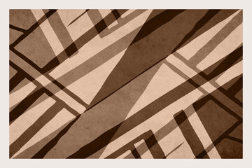 Abstract background in vintage style. Stylized old with grain. For use in graphics, for printing on wall decorations.