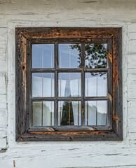 old window in the house