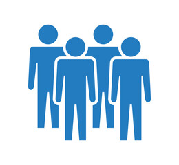 Symbol, ikona ludzi. Plik wektorowy.