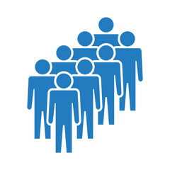 Symbol, ikona ludzi. Plik wektorowy.