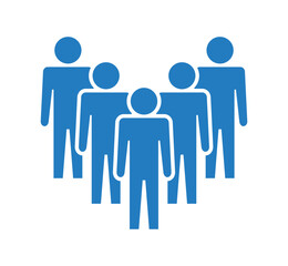 Symbol, ikona ludzi. Plik wektorowy.
