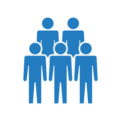 Symbol, ikona ludzi. Plik wektorowy.