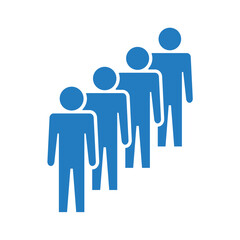 Symbol, ikona ludzi. Plik wektorowy.